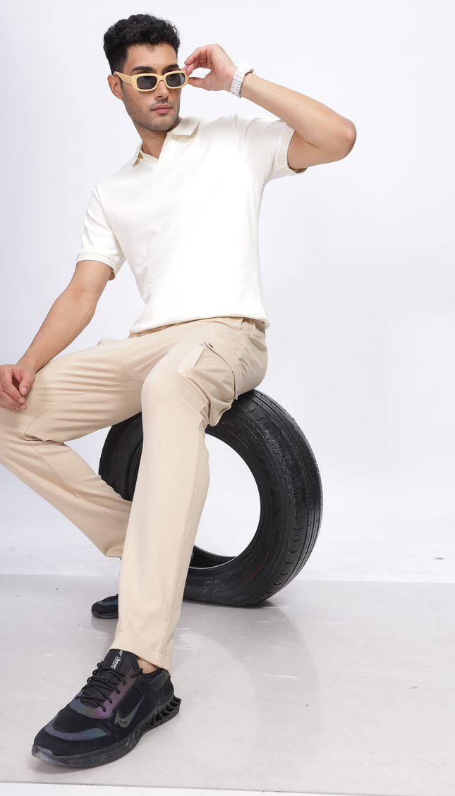 Interlock Polo Tee-100% Cotton