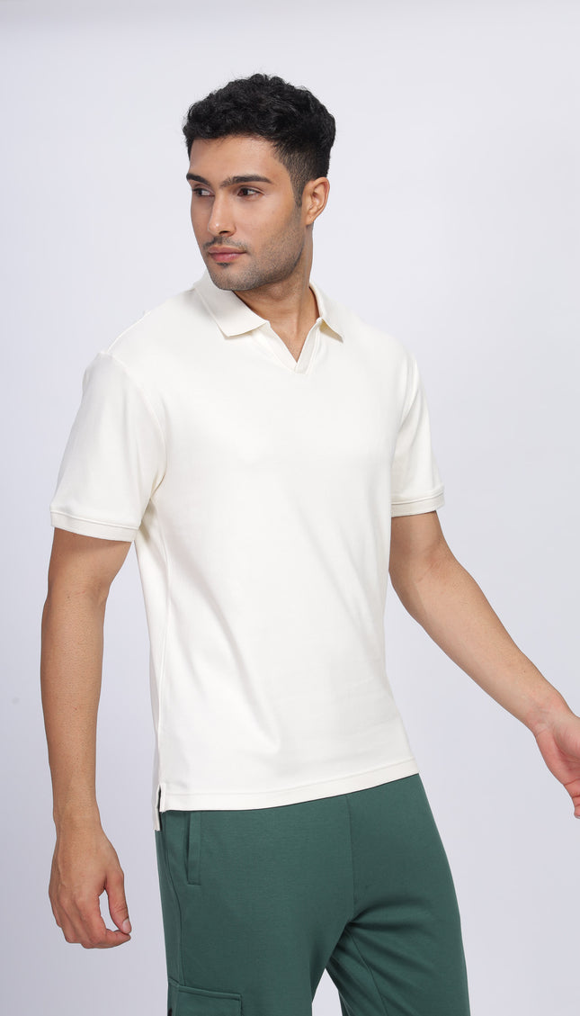 Interlock Polo Tee-100% Cotton