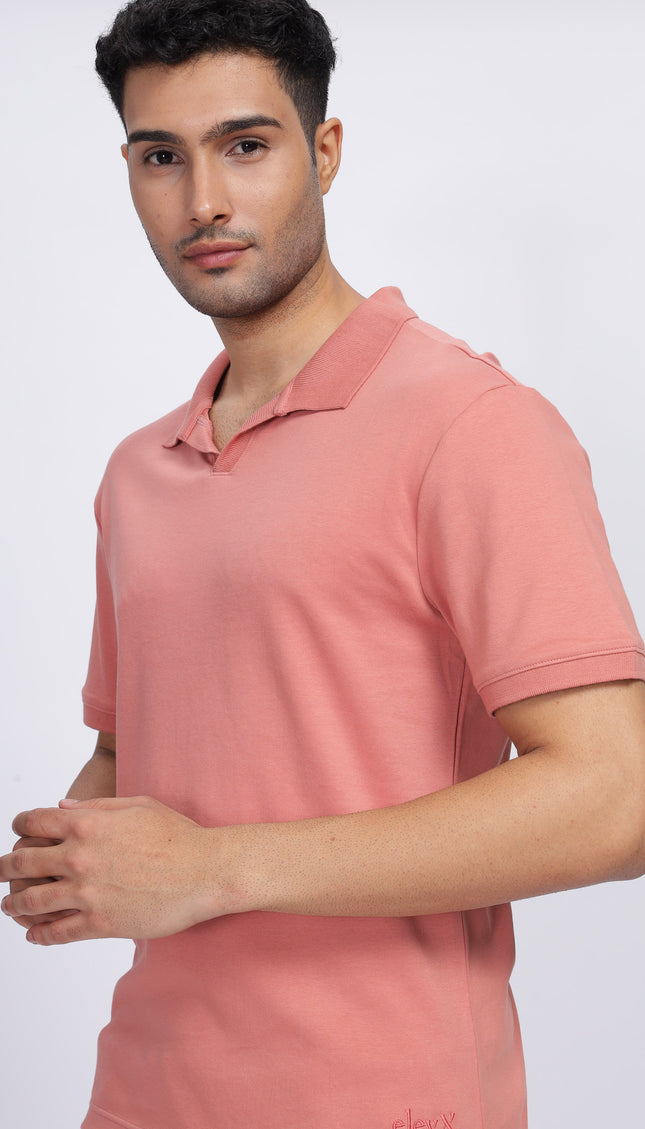 Interlock Polo Tee-100% Cotton