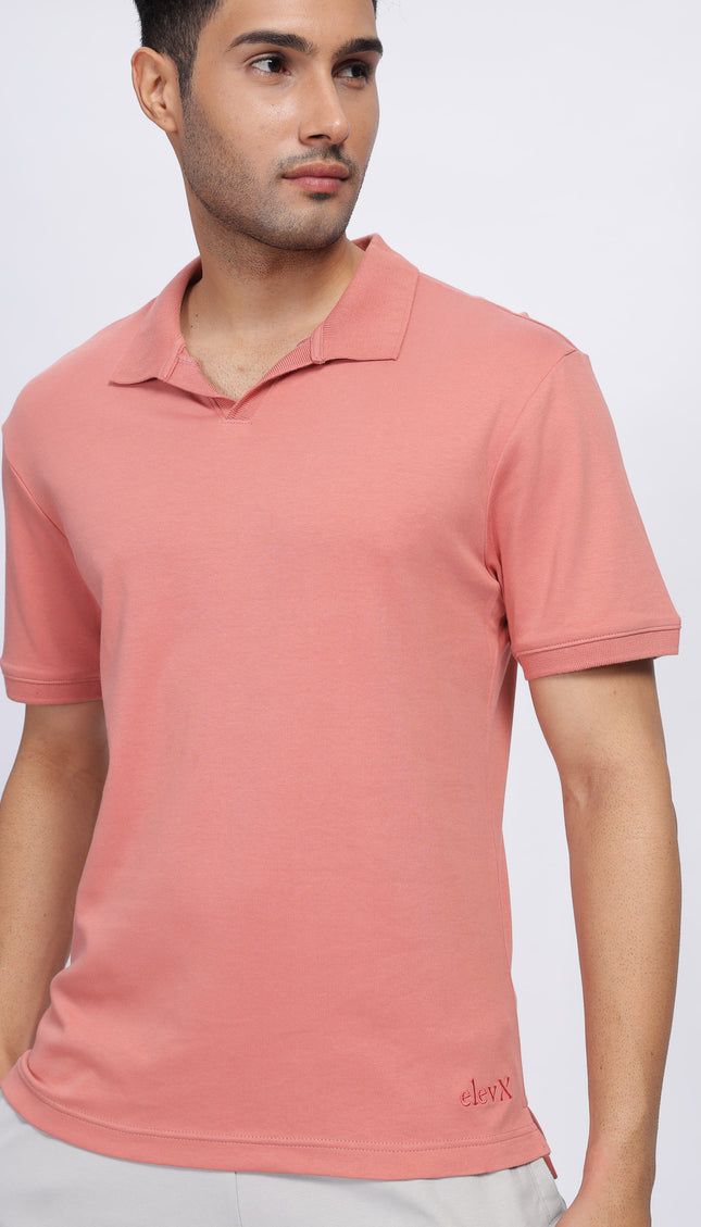 Interlock Polo Tee-100% Cotton