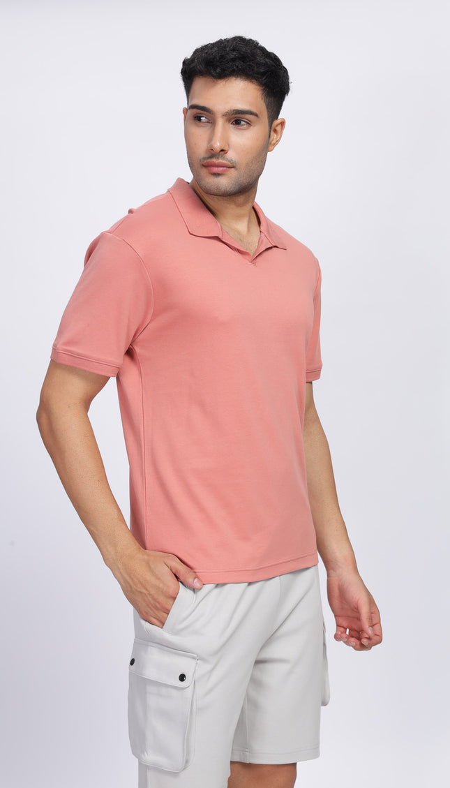 Interlock Polo Tee-100% Cotton