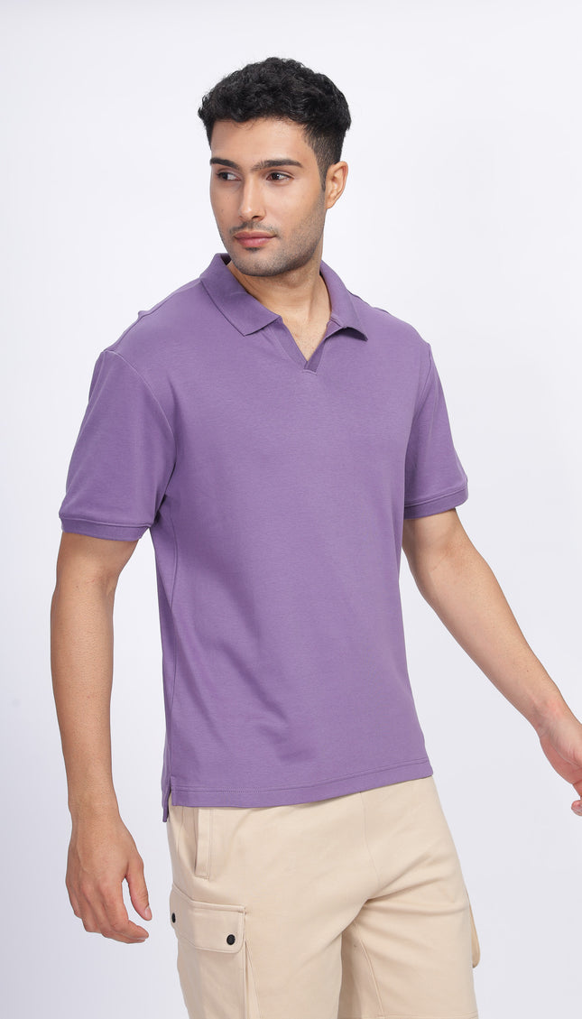 Interlock Polo Tee-100% Cotton