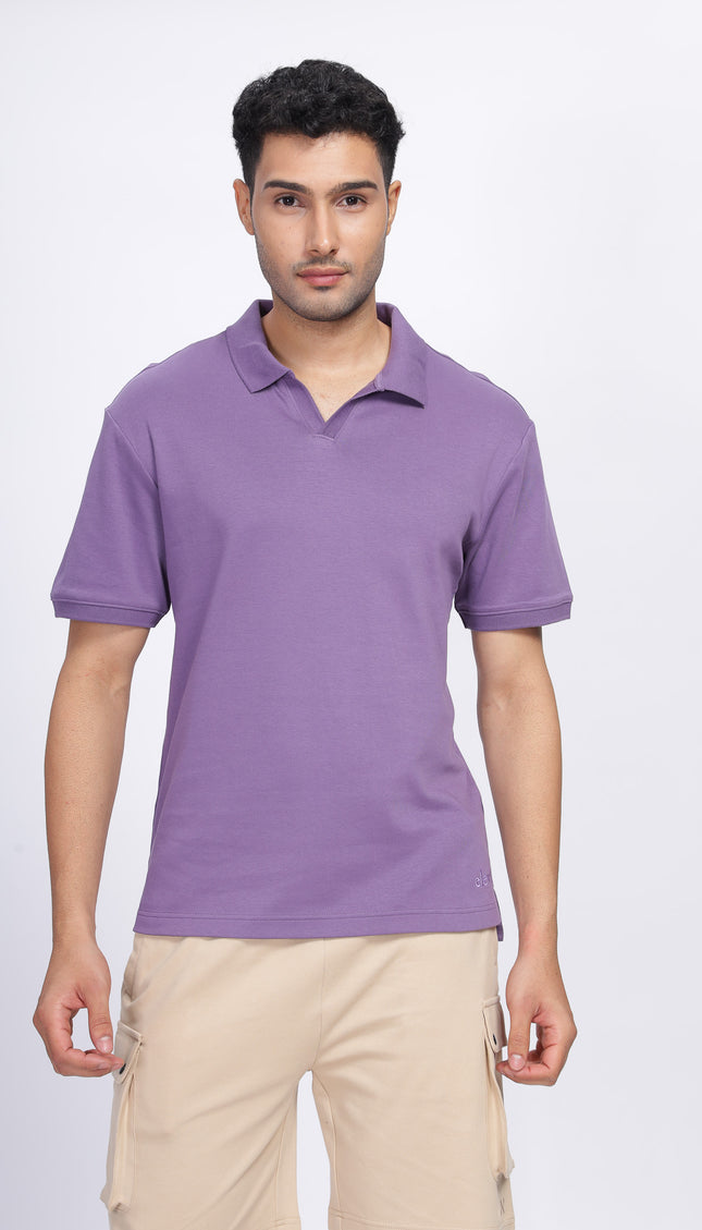 Interlock Polo Tee-100% Cotton