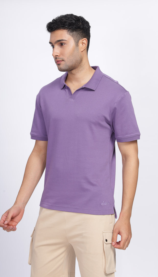 Interlock Polo Tee-100% Cotton