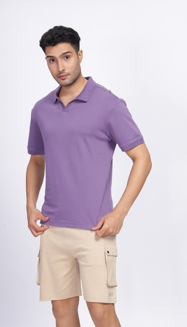 Interlock Polo Tee-100% Cotton
