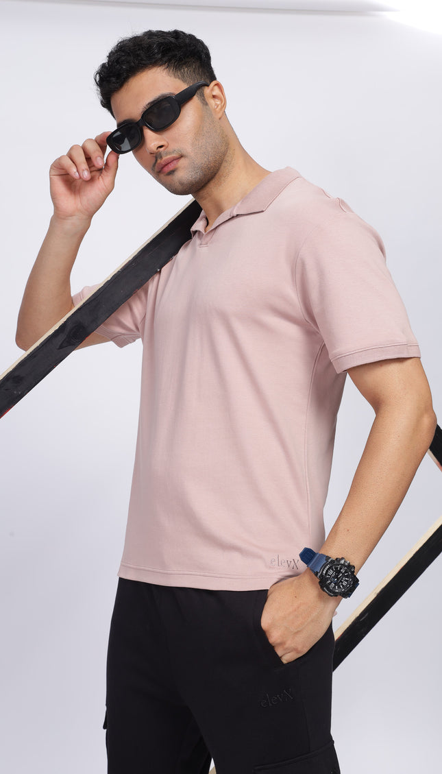 Interlock Polo Tee-100% Cotton