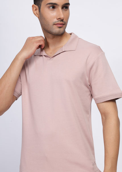 Interlock Polo Tee-100% Cotton