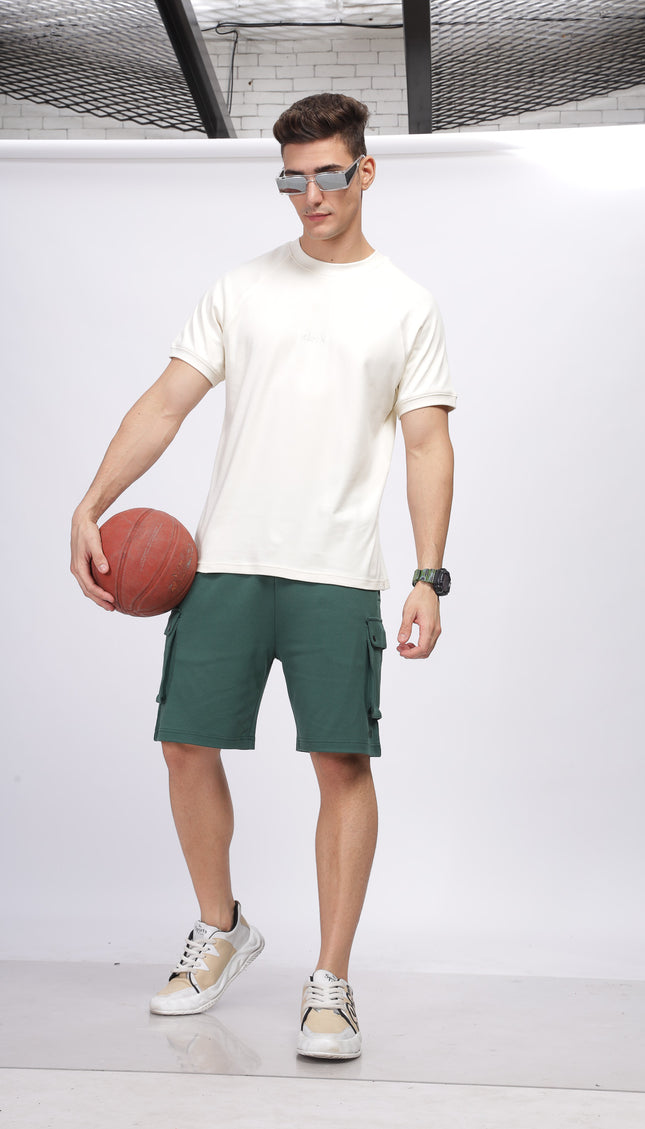 Interlock Raglan Tee 100% Cotton