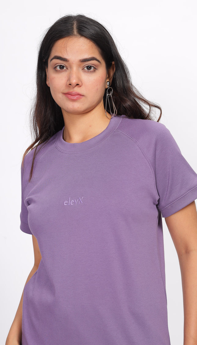 Women Interlock Raglan Tee 100% Cotton