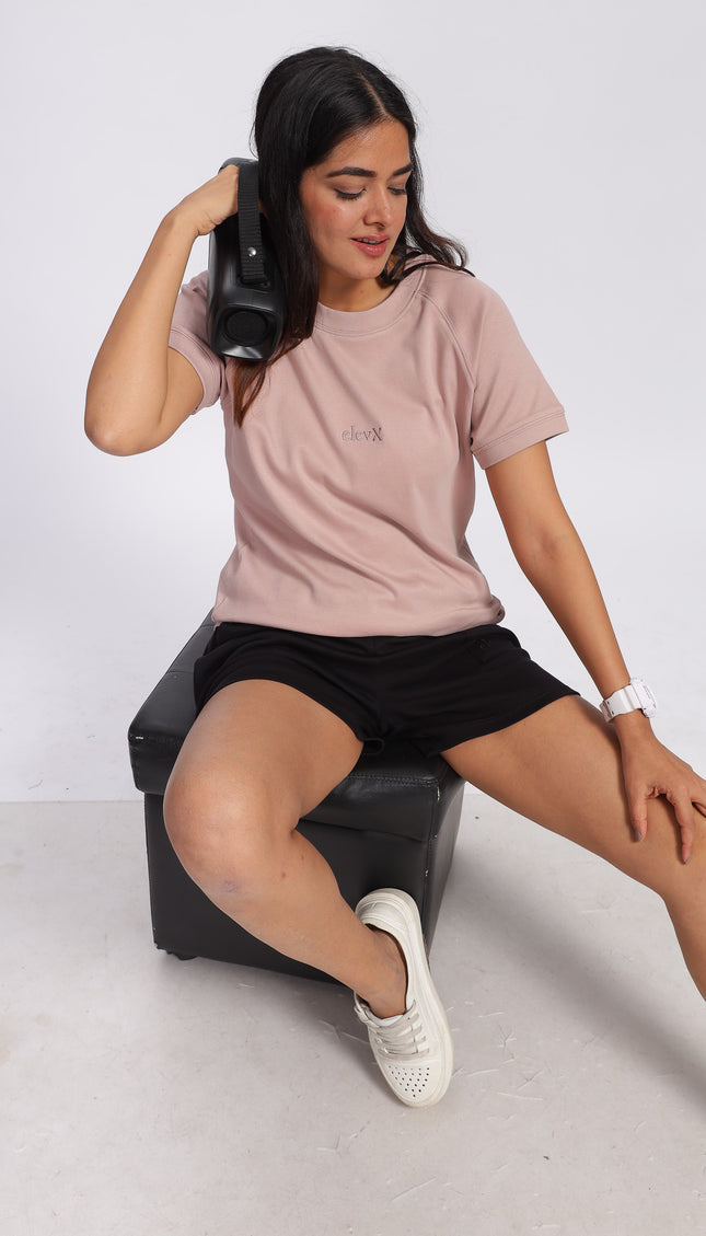 Women Interlock Raglan Tee 100% Cotton