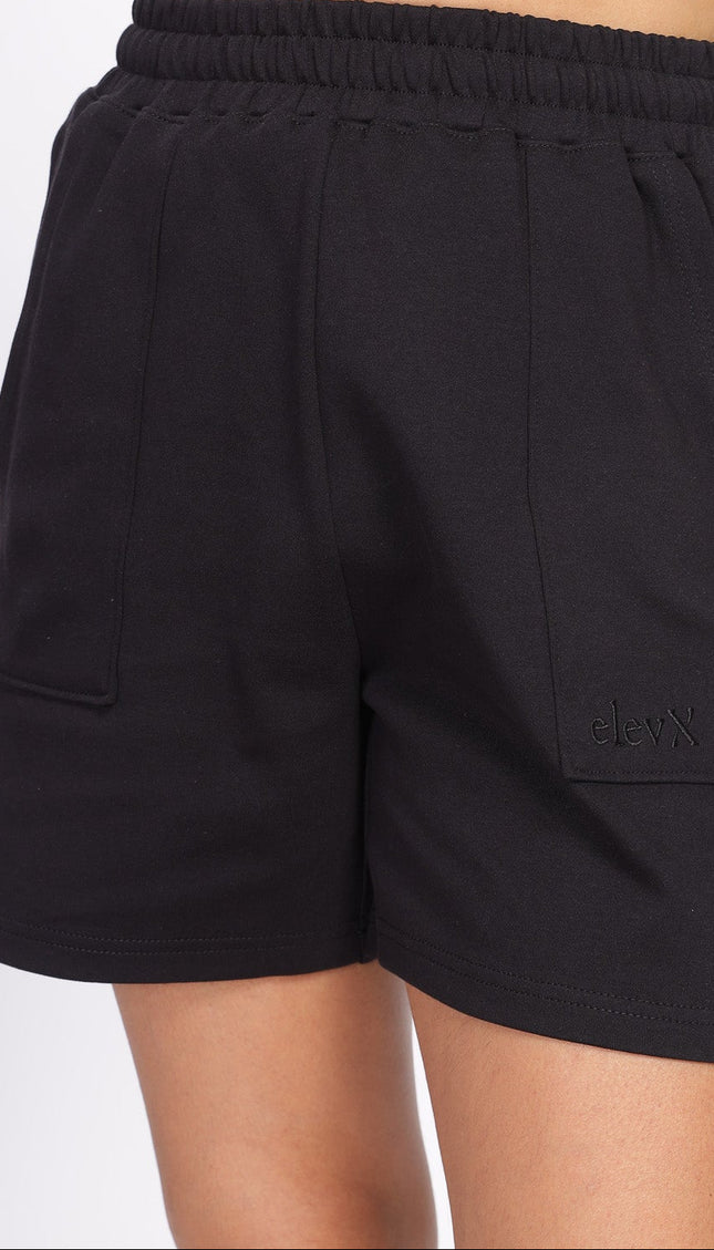 Women's Interlock Heavy Weight Shorts 100% Cotton