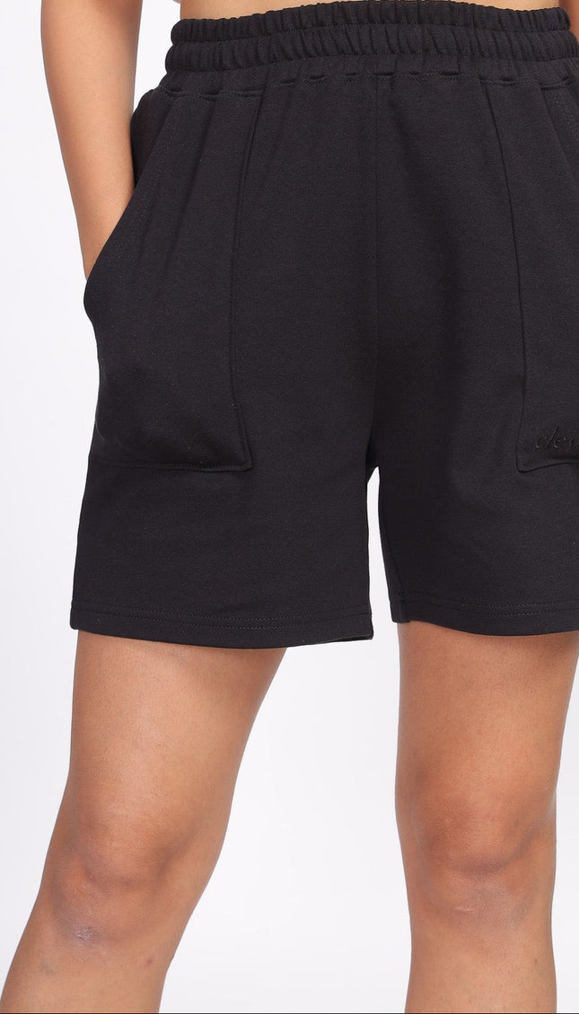 Women's Interlock Heavy Weight Shorts 100% Cotton