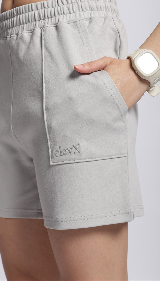 Women's Interlock Heavy Weight Shorts 100% Cotton