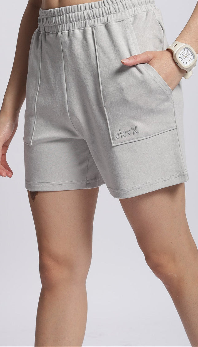 Women's Interlock Heavy Weight Shorts 100% Cotton