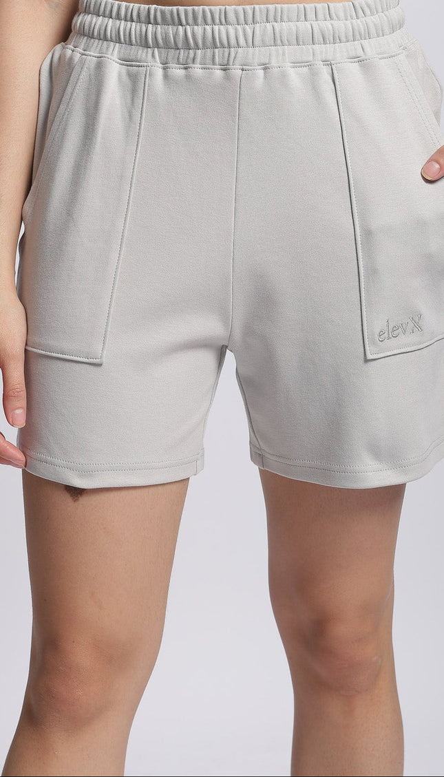 Women's Interlock Heavy Weight Shorts 100% Cotton
